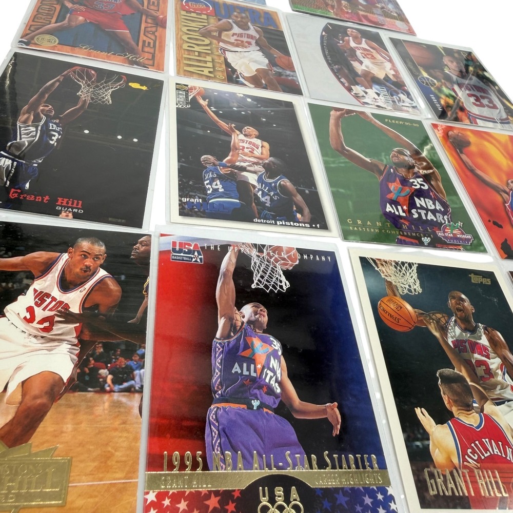 Grant Hill Basketball Card Lot Detroit Pistons Fleer Ultra‎ Upper Deck Vintage